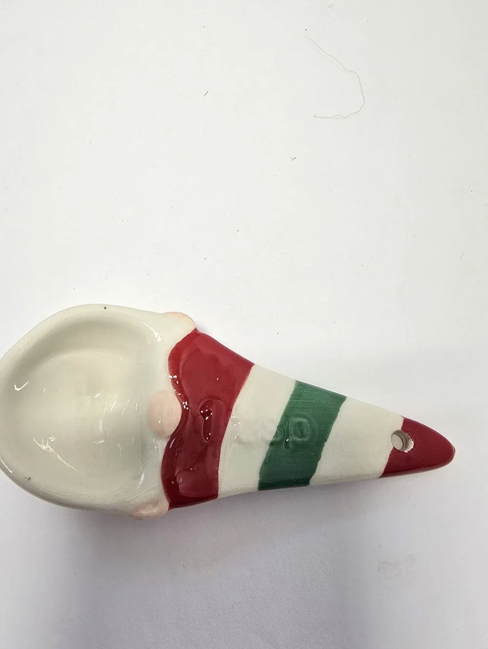 Set of 4 Holiday Time Christmas Gnome Ceramic Measuring Spoon Set